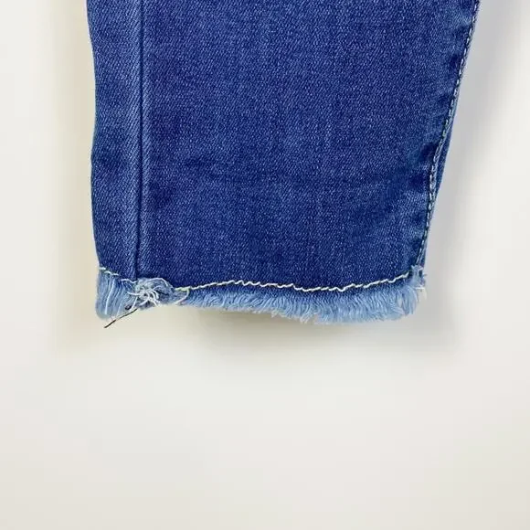 KANCAN DISTRESSED RAW CUFF SKINNY JEANS SIZE 26 - Picture 5 of 10